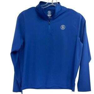 Barstool Sports Shirt Mens Sz Medium Blue Golf‎  1/4 Zip Shirt (G1) NW/OTs